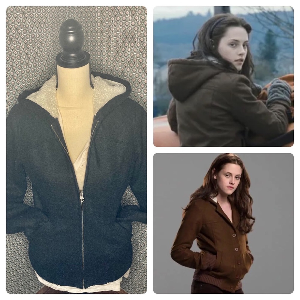 Rubbish Sherpa Hooded Jacket ASO Bella Swan in Twilight